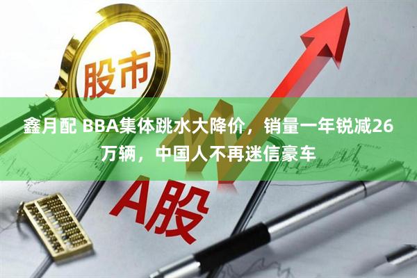鑫月配 BBA集体跳水大降价，销量一年锐减26万辆，中国人不再迷信豪车