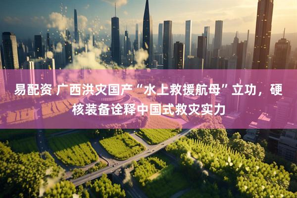 易配资 广西洪灾国产“水上救援航母”立功，硬核装备诠释中国式救灾实力